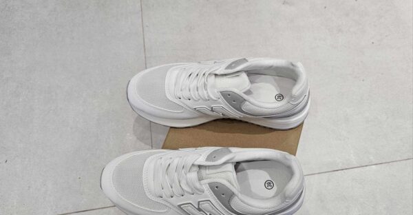 Białe Sneakersy Damskie Sportowe - obrazek 6