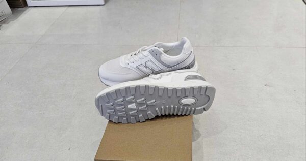 Białe Sneakersy Damskie Sportowe - obrazek 7