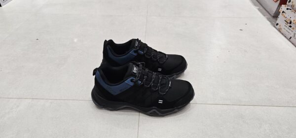 Czarne Niebieskie Buty Męskie Trekkingowe SWAT DK