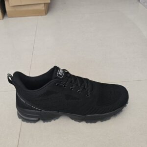 Czarne Buty Męskie Siatkowe Sneakersy DK 41-46